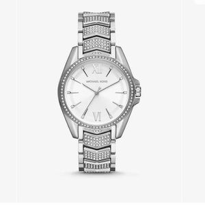Michael Kors Silver Tone Stainless Steel Whitney 3
